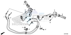 NSS125ADF Forza 125 - NSS125AD UK - (E) drawing SWITCH/ CABLE