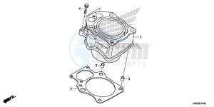 TRX500FA6H Europe Direct - (ED) drawing CYLINDER