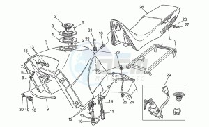 Quota 1000 drawing Fuel tank-seat