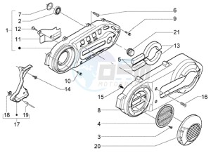 X9 500 Evolution (abs) drawing Crankcase Cooling