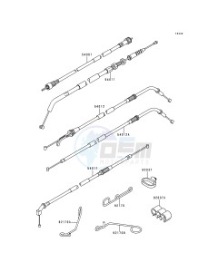 ZX 600 E [NINJA ZX-6] (E4-E6) [NINJA ZX-6] drawing CABLES