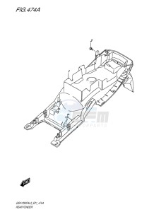 GSX-1250F ABS EU drawing REAR FENDER