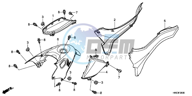 SIDE COVER/ TANK COVER