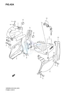 VZ800 (E3-E28) MARAUDER drawing FRAME COVER (VZ800ZK7 ZK8)