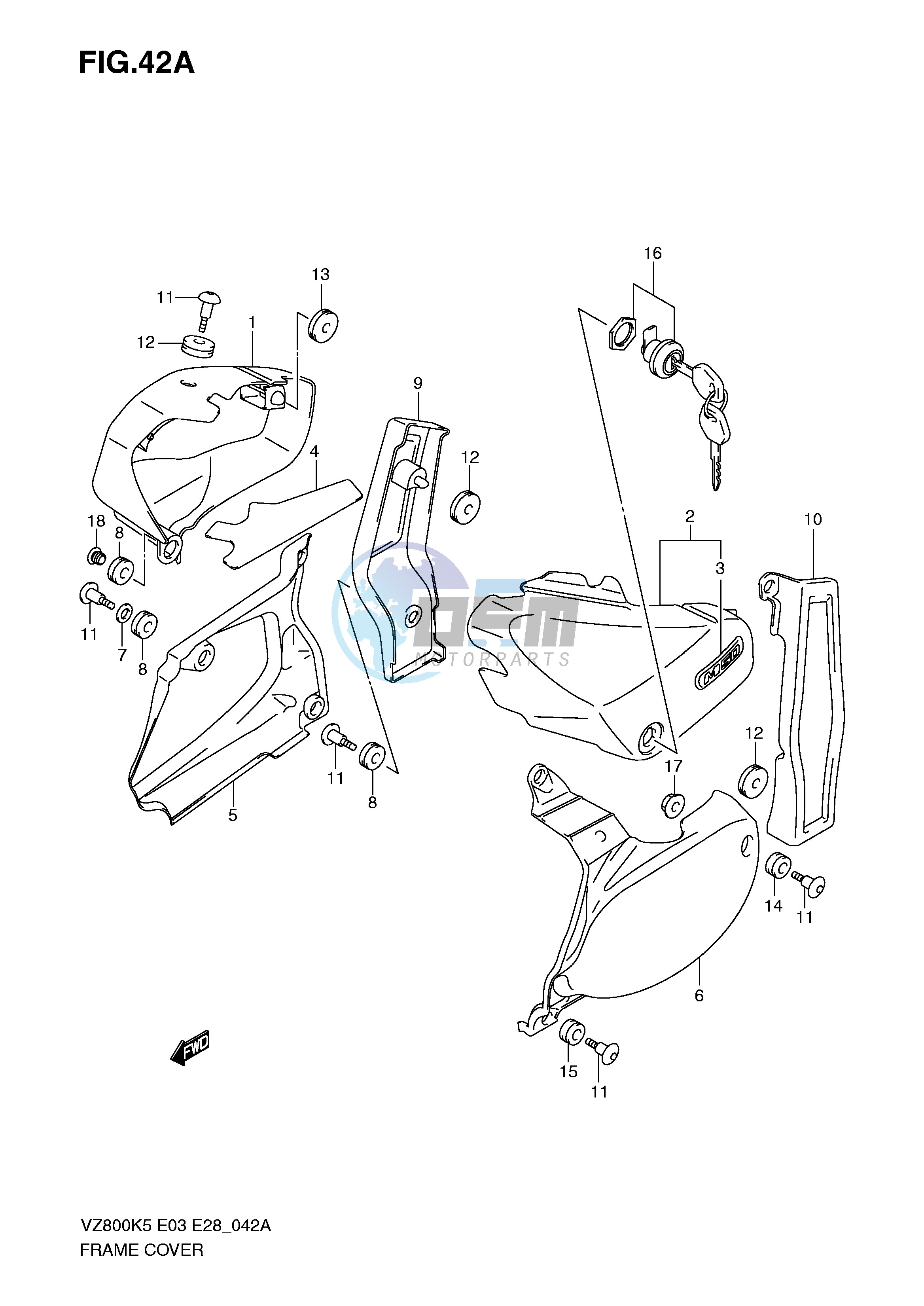 FRAME COVER (VZ800ZK7 ZK8)