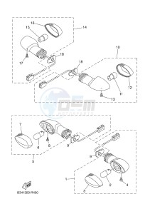 MTM690-U MTM-690-U XSR700 (B348 B348 B348) drawing FLASHER LIGHT