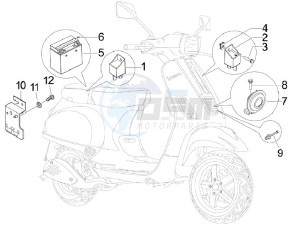 S 150 4T Vietnam drawing Control switches - Battery - Horn