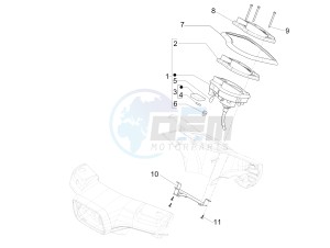 S 150 4T ie E3 Vietnam - Indonesia drawing Meter combination - Cruscotto