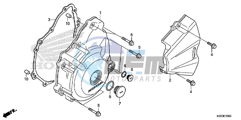 LEFT CRANKCASE COVER