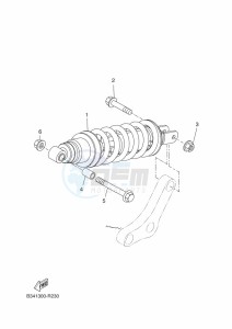 TRACER 7 35KW MTT690-U (B5T2) drawing REAR SUSPENSION