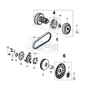 LUDIX 10 RBP2A drawing CLUTCH