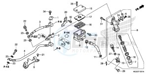 NC700SAC drawing REAR BRAKE MASTER CYLINDER ( NC700SA/ SD)