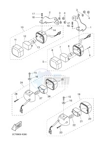 EW50N STUNT NAKED (3C7B) drawing FLASHER LIGHT