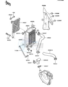 KX 80 E [KX80] (E2-E3) [KX80] drawing RADIATOR -- 84 KX80-E2- -