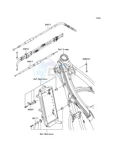 KX450F KX450D8F EU drawing Cables