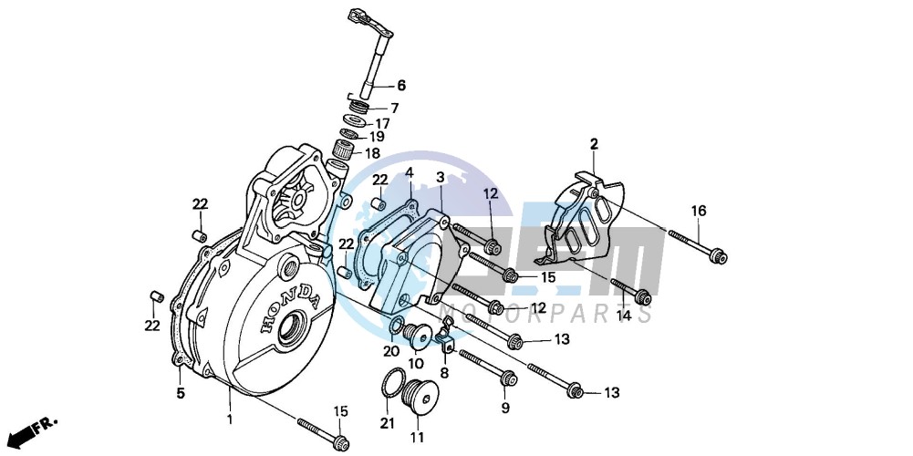 LEFT CRANKCASE COVER