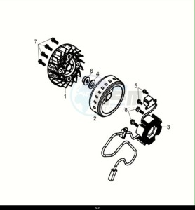 JET 14 200i (XC20W2-EU) (E5) (M1) drawing AC GEN. ASSY