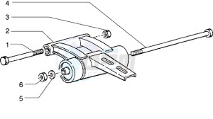 Stalker 50 drawing Swinging arm