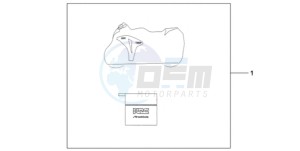 CBR1000RA9 Australia - (U / ABS MME) drawing INDOOR BODY COVER HRC