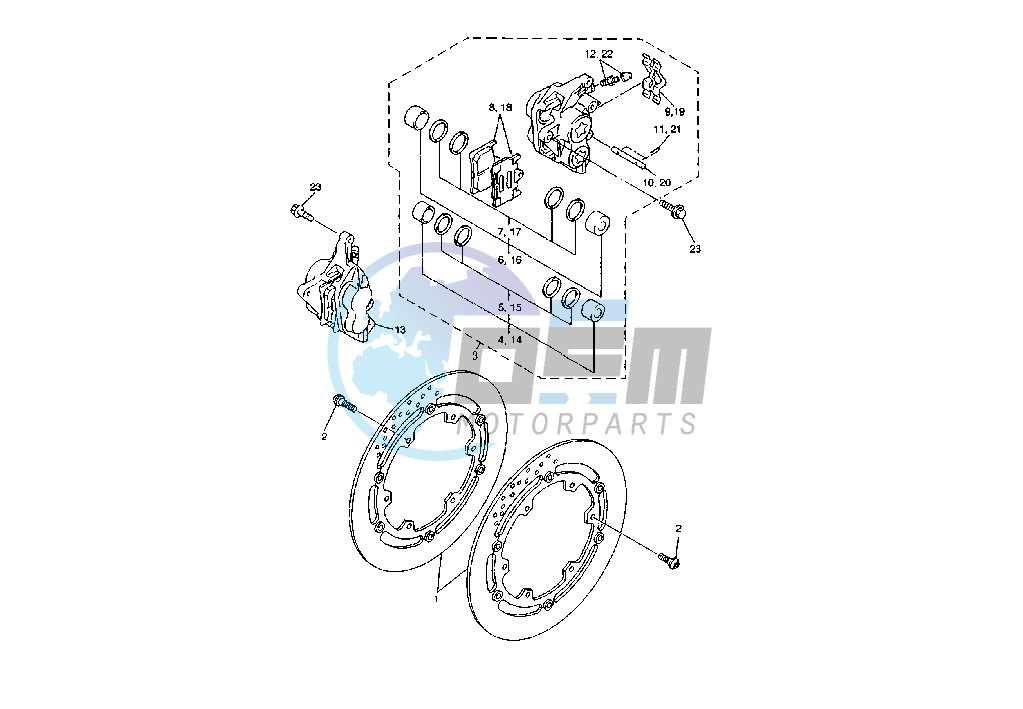 FRONT BRAKE CALIPER