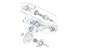 MULHACEN - CAFE' - NIETO - 660 CC EU2 - EU3 - NIETO EU3 drawing STARTING MOTOR