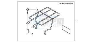 SFX50MM drawing REAR CARRIER(SFX)