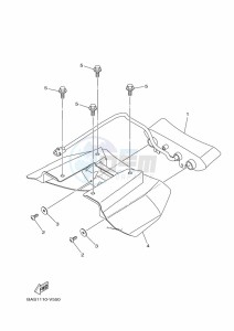 YXZ1000ET YXZ1000R SS (BASF) drawing TAILLIGHT