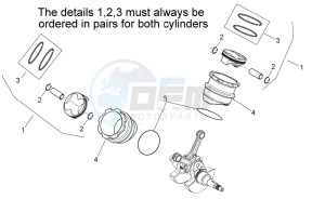 SXV 450-550 Street Legal drawing Cylinder with piston