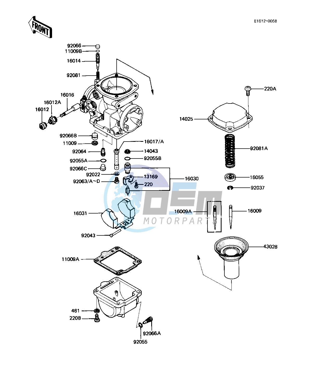 CARBURETOR PARTS -- KZ1100-A1_A2- -