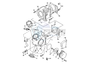 XC T CYGNUS 125 drawing CYLINDER