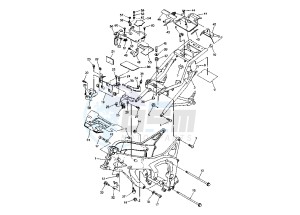 FZ6 FAZER 600 drawing FRAME