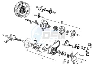 ATLANTIS LC - 50 cc drawing CLUTCH