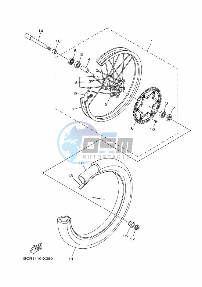 FRONT WHEEL