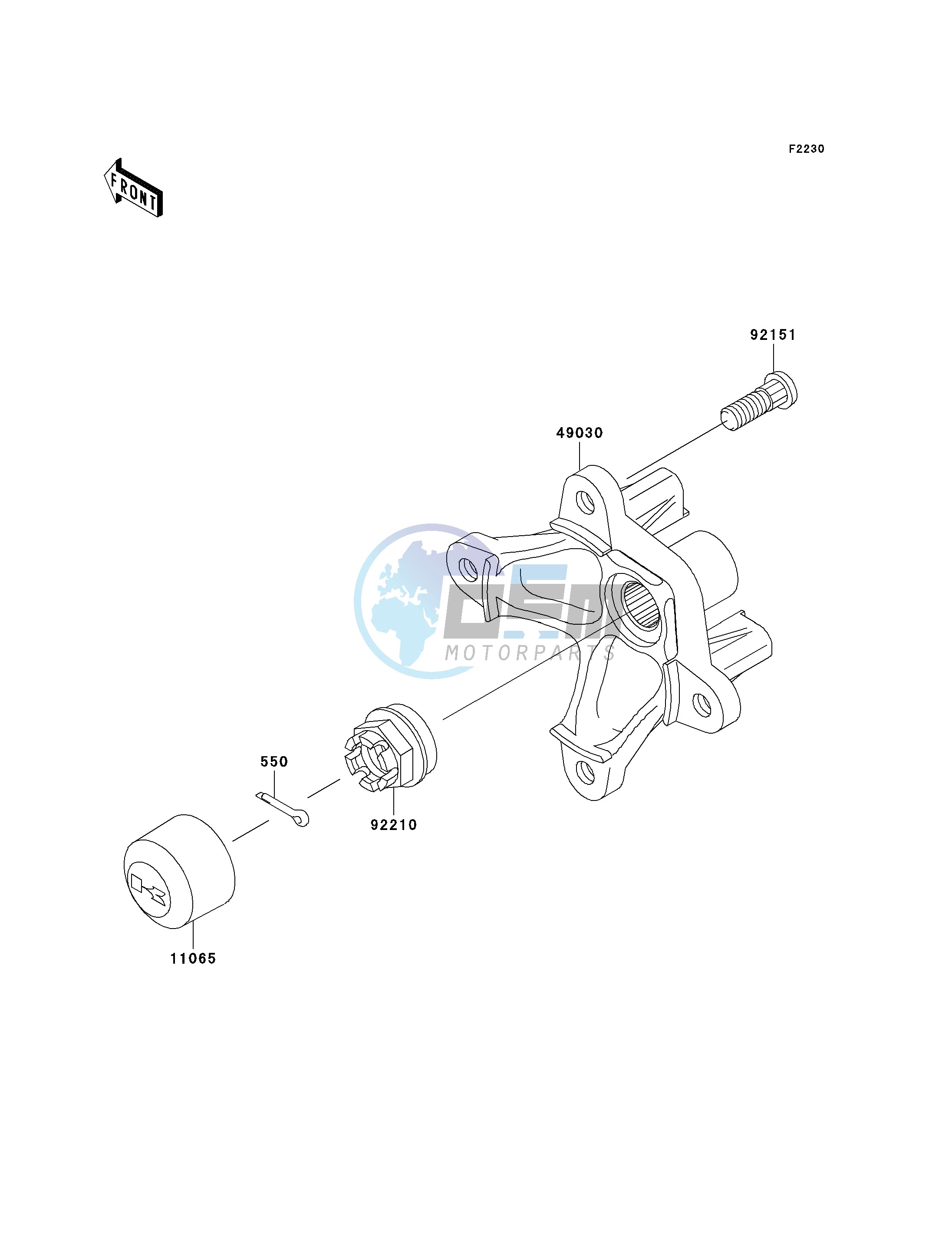 FRONT HUB