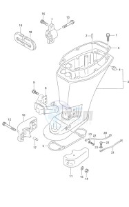 DF 9.9 drawing Driveshaft Housing