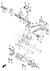 DL1000A drawing GEAR SHIFTING