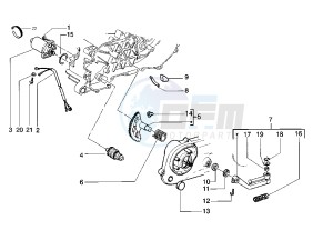 Runner VX-VXR 125-180 125 drawing Starting Motor - Starting lever