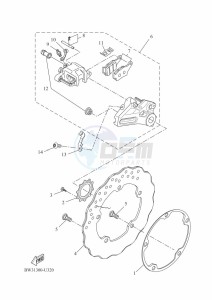 XTZ690 TENERE 700 (BW31) drawing REAR BRAKE CALIPER