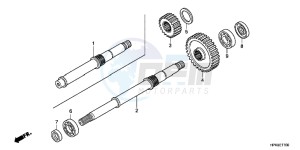 TRX420FPMC TRX420 ED drawing FINAL SHAFT