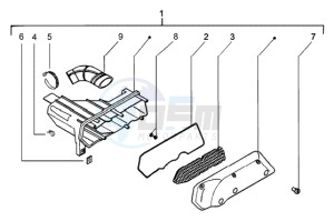 Typhoon 50 (USA) USA drawing Air Cleaner