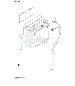 DR125SML 0 drawing BATTERY