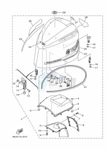 F350AETX drawing FAIRING-UPPER