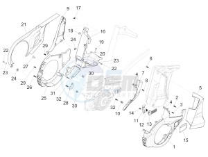 Wi-Bike Uni Mech Comfort 2017 (NAFTA) drawing Central cover