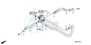 VT750CA9 Australia - (U / ST) drawing AIR INJECTION CONTROL VALVE