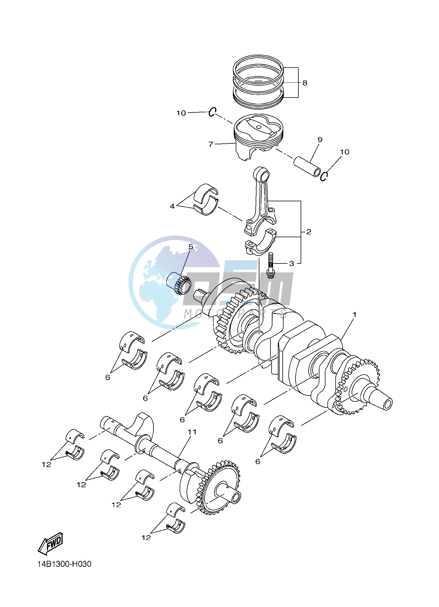 CRANKSHAFT & PISTON