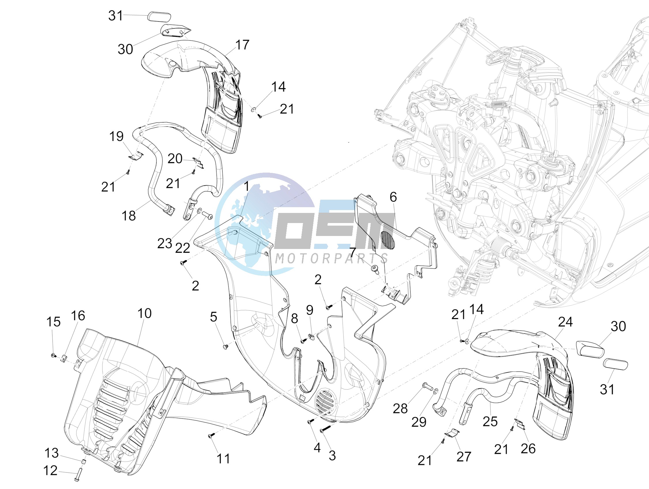 Wheel huosing - Mudguard