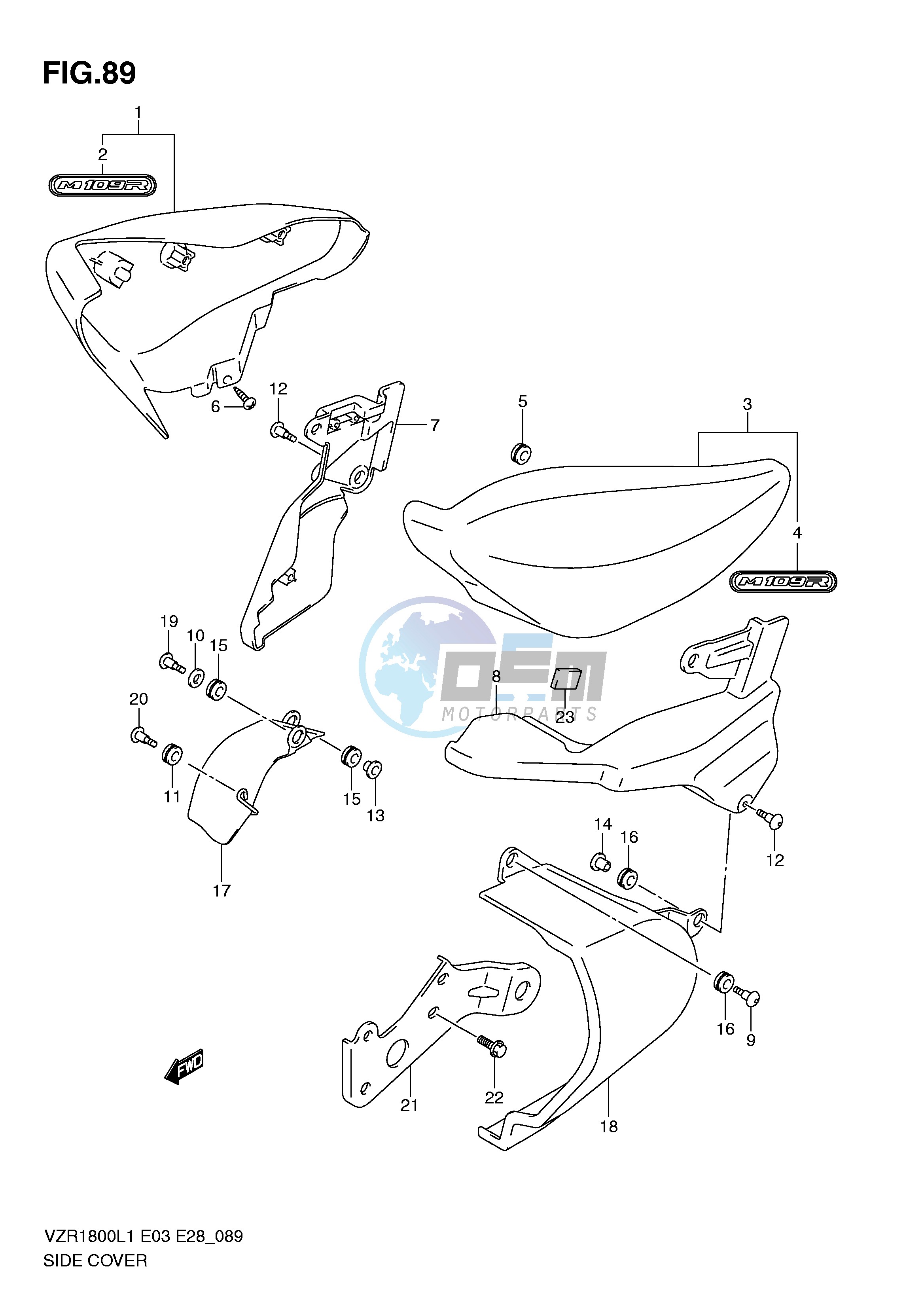 SIDE COVER (VZR1800ZL1 E3)