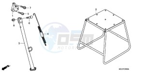 CRF250XC drawing STAND