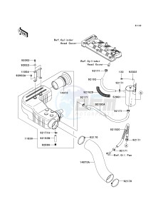 JT 1500 F [ULTRA 260LX] (F9F) F9F drawing INTAKE SILENCER