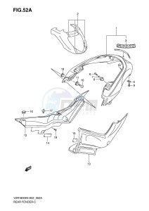 VZR1800 (E2) INTRUDER drawing REAR FENDER (VZR1800ZK7 ZU2K7 ZK8 ZU2K8 ZK9 ZUFK9 ZL0 ZUFL0)